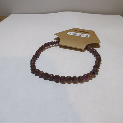 Garnet 4mm Bracelet