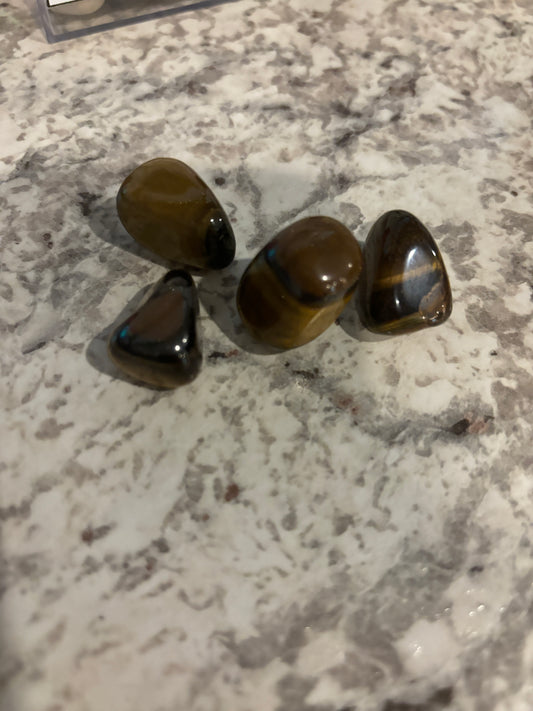 Tiger Eye Tumbled Stone
