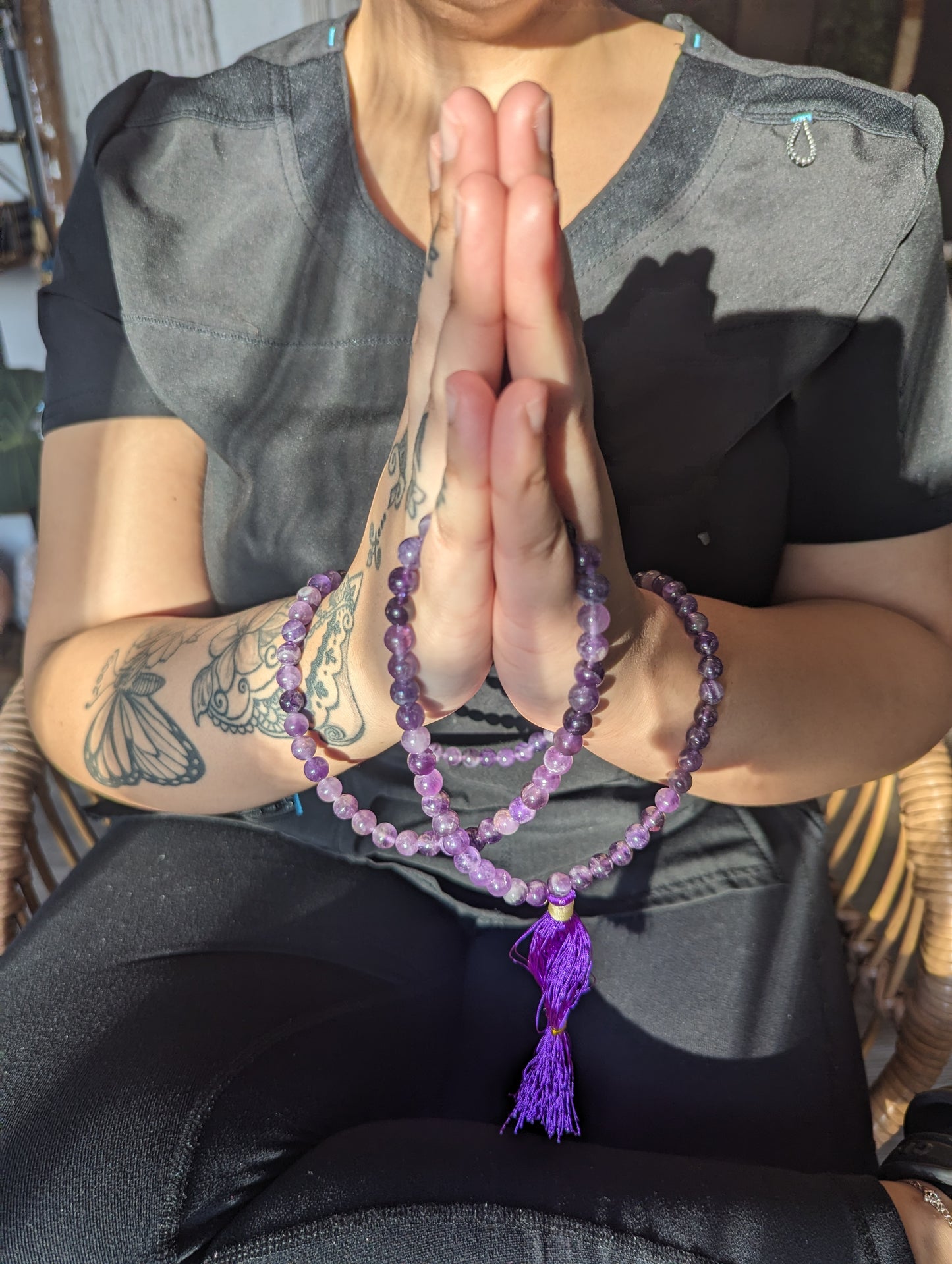 Japamala Amethyst Necklace
