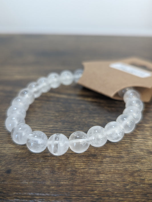 Crystal Quartz 8mm Bracelet