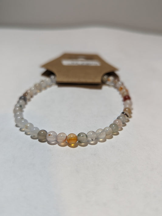 Agate 4mm Bracelet