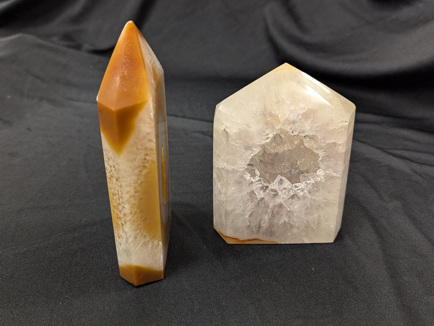 Agate Natural Polished Point Lg
