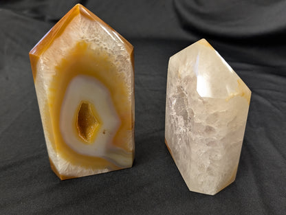 Agate Natural Polished Point Lg