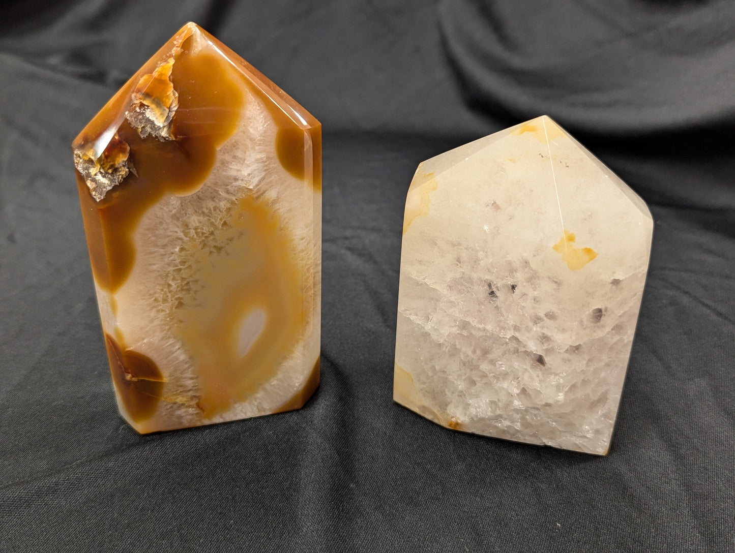 Agate Natural Polished Point Lg