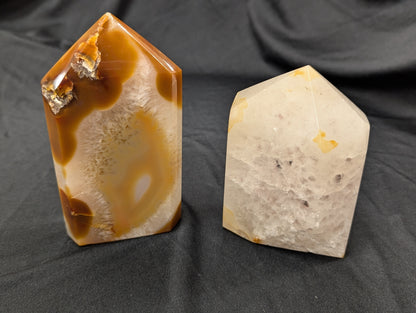 Agate Natural Polished Point Lg