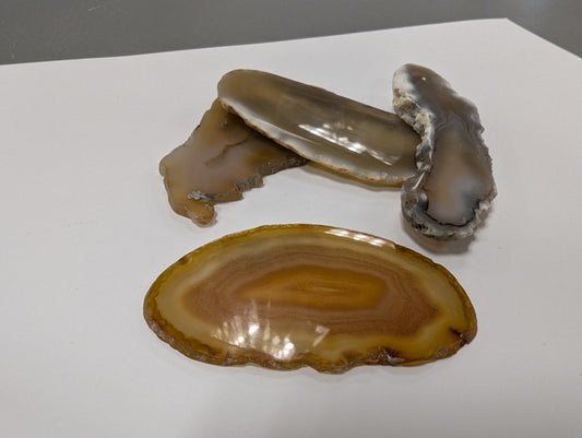 Agate Natural Slice 3"