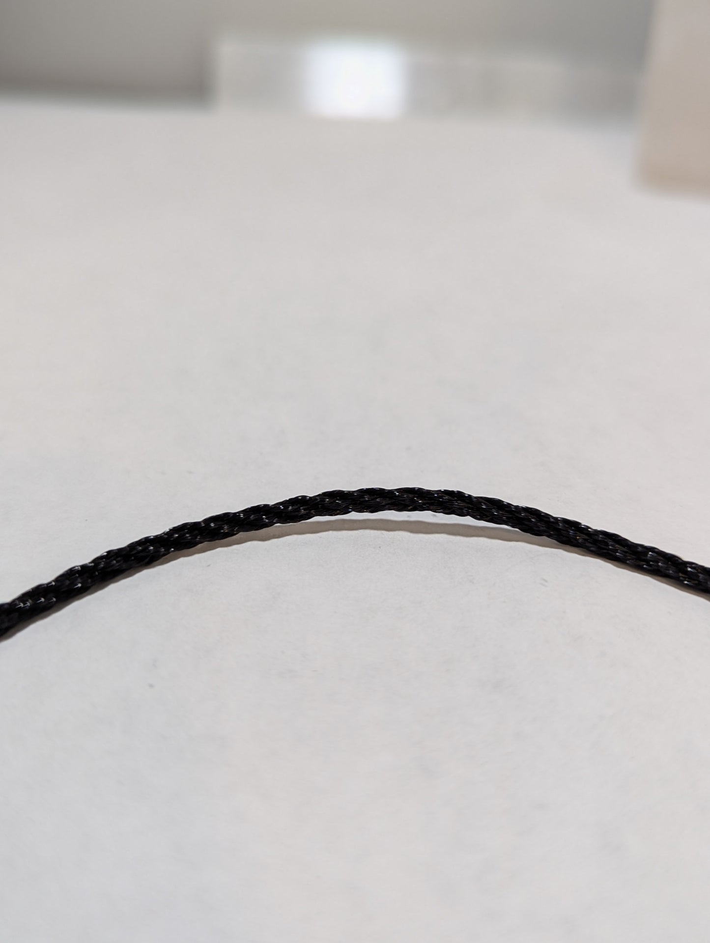 18"  Braided Necklace - Black