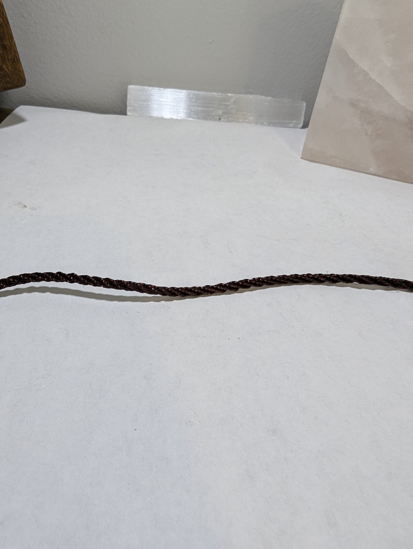 24"  Braided Necklace - Brown
