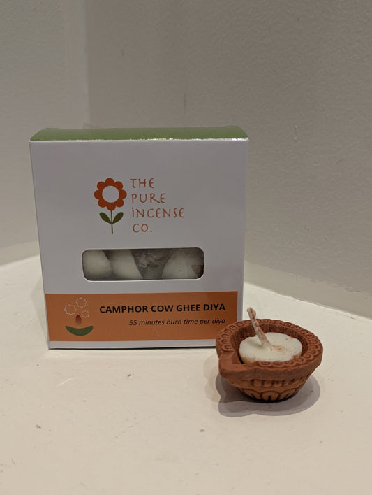 Candle - Desi Cow Ghee Camphor Scent
