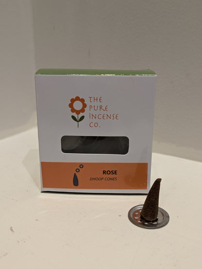 Incense - Dhoop Cones - Rose