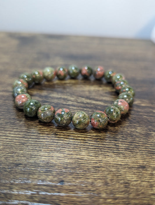 Unakite 8mm Bracelet
